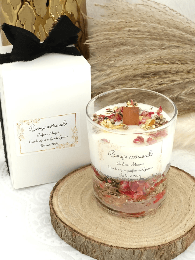 Bougie parfumée gel