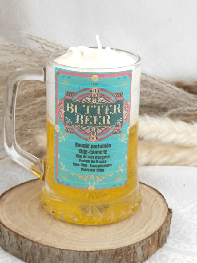 Bougie bière au beurre 