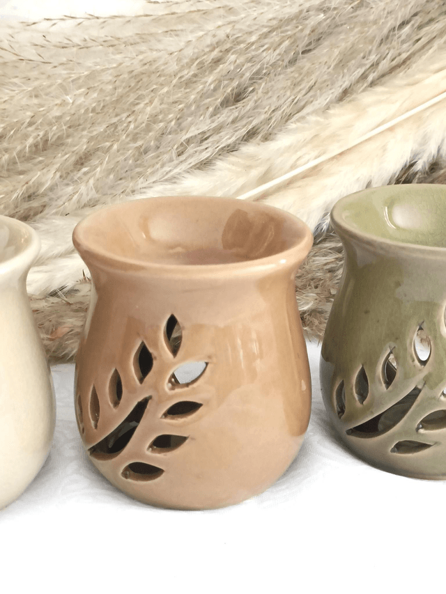 Brûle parfum décor feuilles