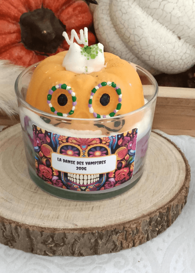 Bougie Halloween "Dia de los muertos"