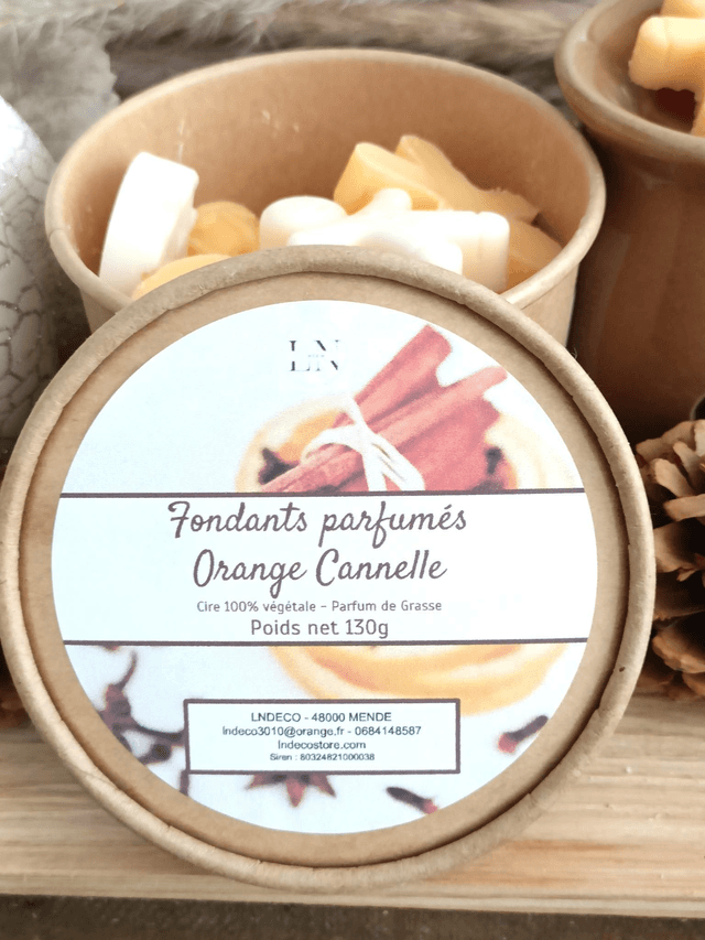 Fondants parfumés orange cannelle