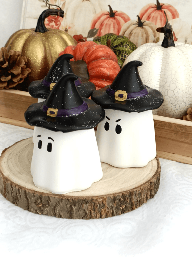 Bougie Halloween petit fantôme