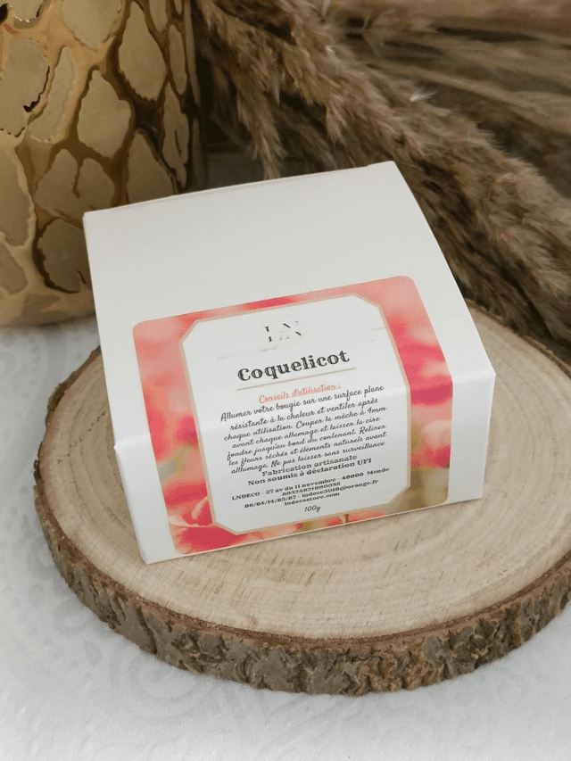 Bougie parfumée pot plâtre 