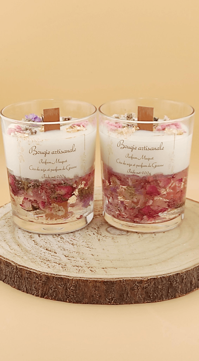 Bougie parfumée gel