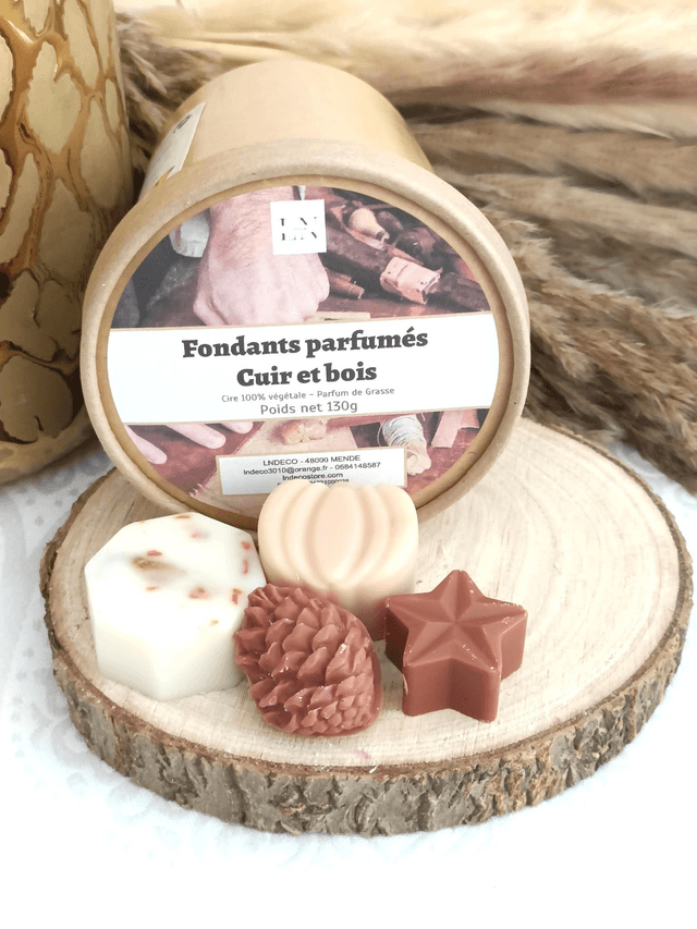 Fondants parfumés Cuir et bois
