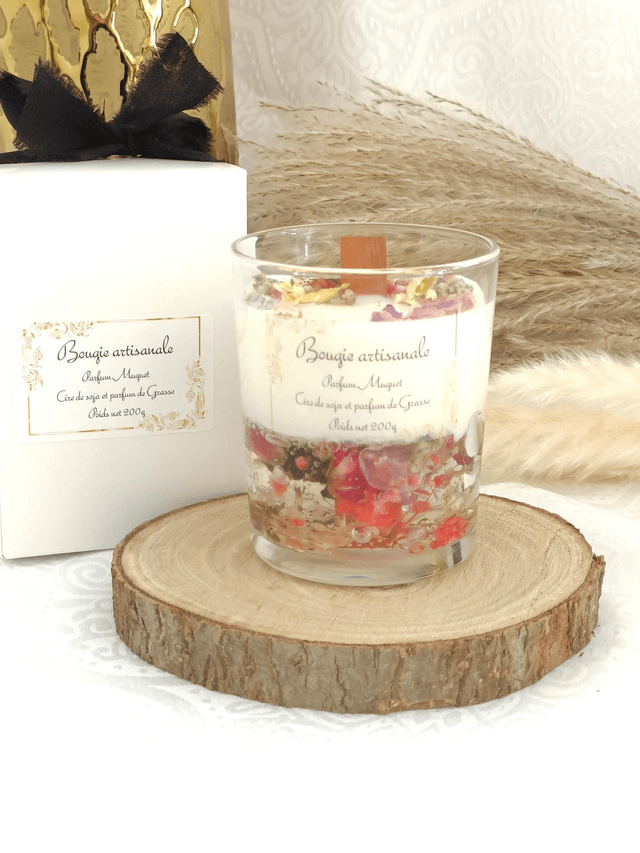 Bougie parfumée gel