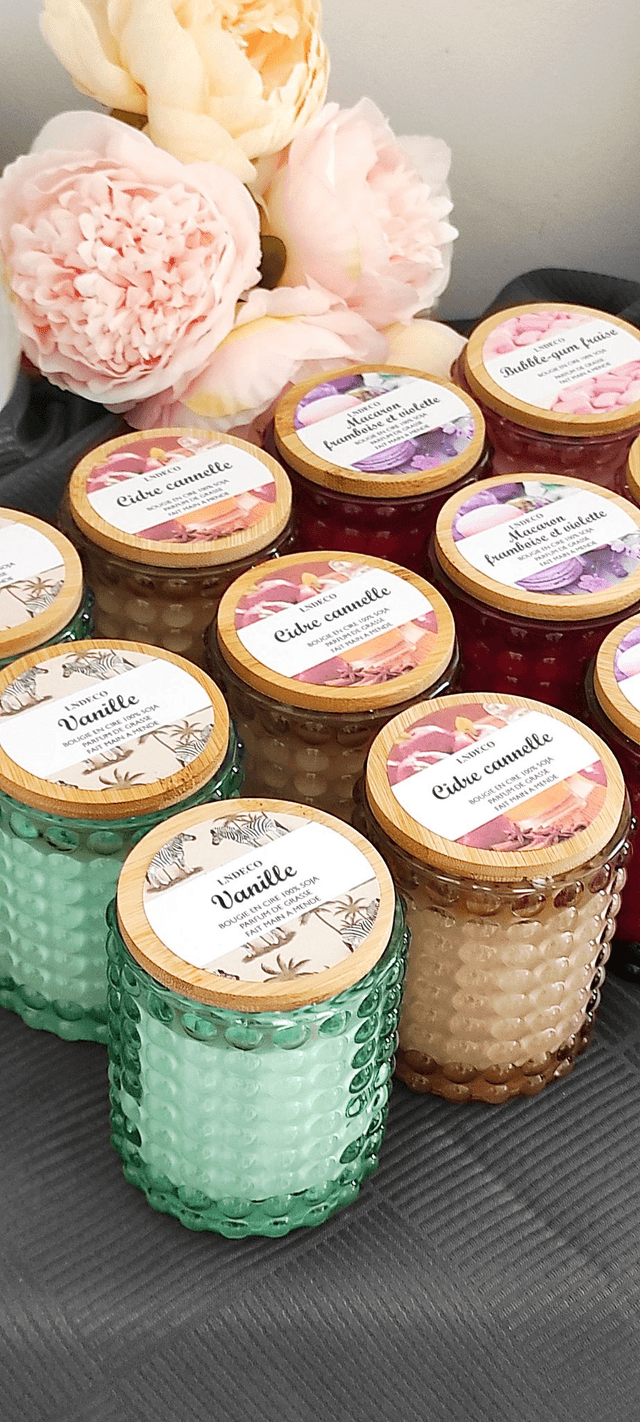 Bougie bubble gourmande 