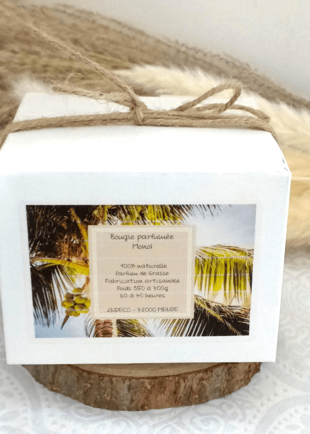 Bougie noix de coco 