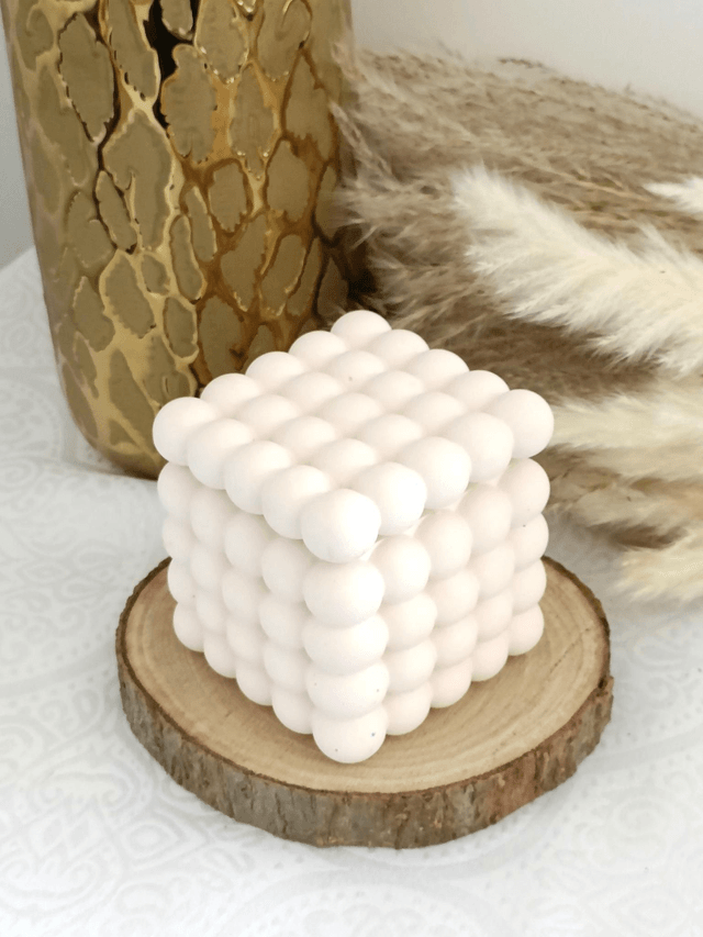 Bougie bubble cube 