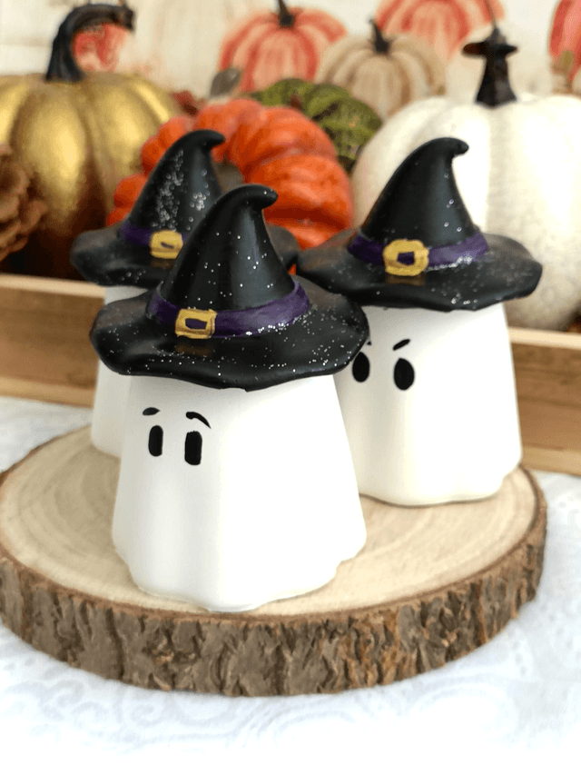 Bougie Halloween petit fantôme