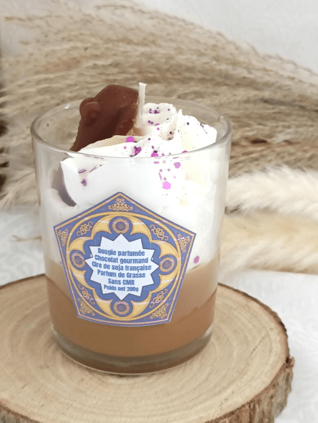 Bougie choco-grenouille 