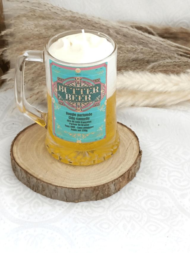 Bougie bière au beurre 