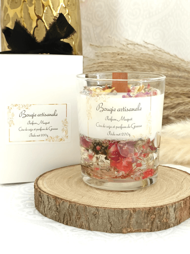 Bougie parfumée gel